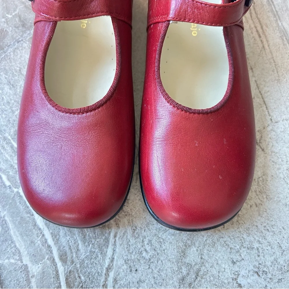 Papo d’Anjo Classic Burgundy Red Girls’ Leather Mary Jane, Size 34 EU, 3 US